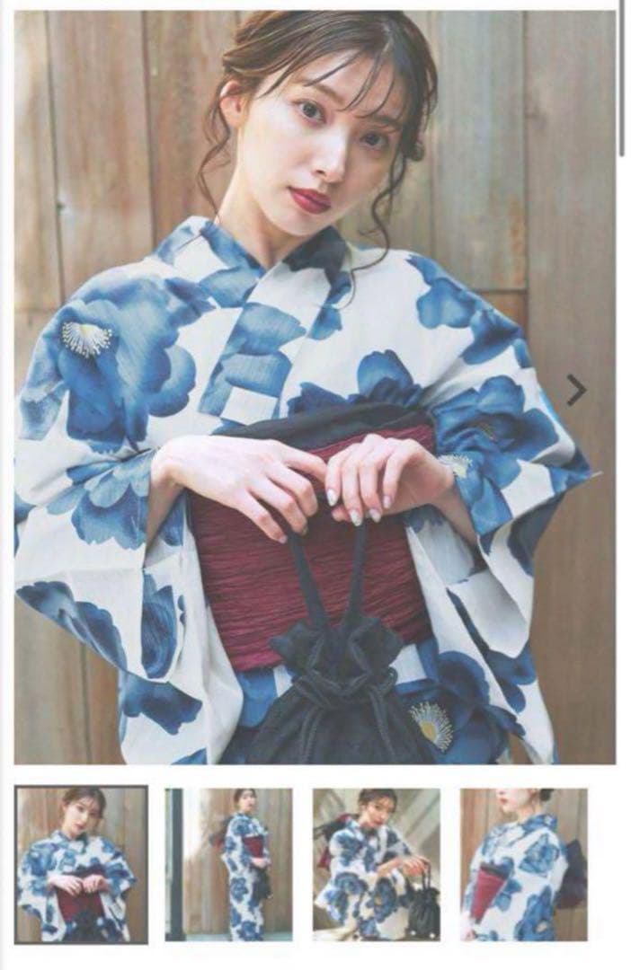 Dita 浴衣 湊色の幻想牡丹