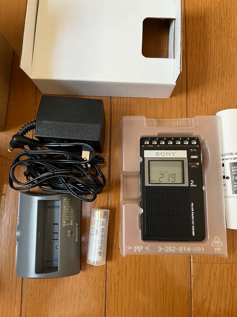 SONYポケットラジオ　ICF-R354MK FM AM シンセサイザーラジオ