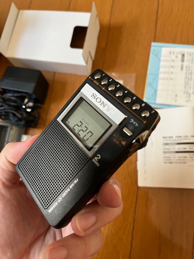 SONYポケットラジオ　ICF-R354MK FM AM シンセサイザーラジオ
