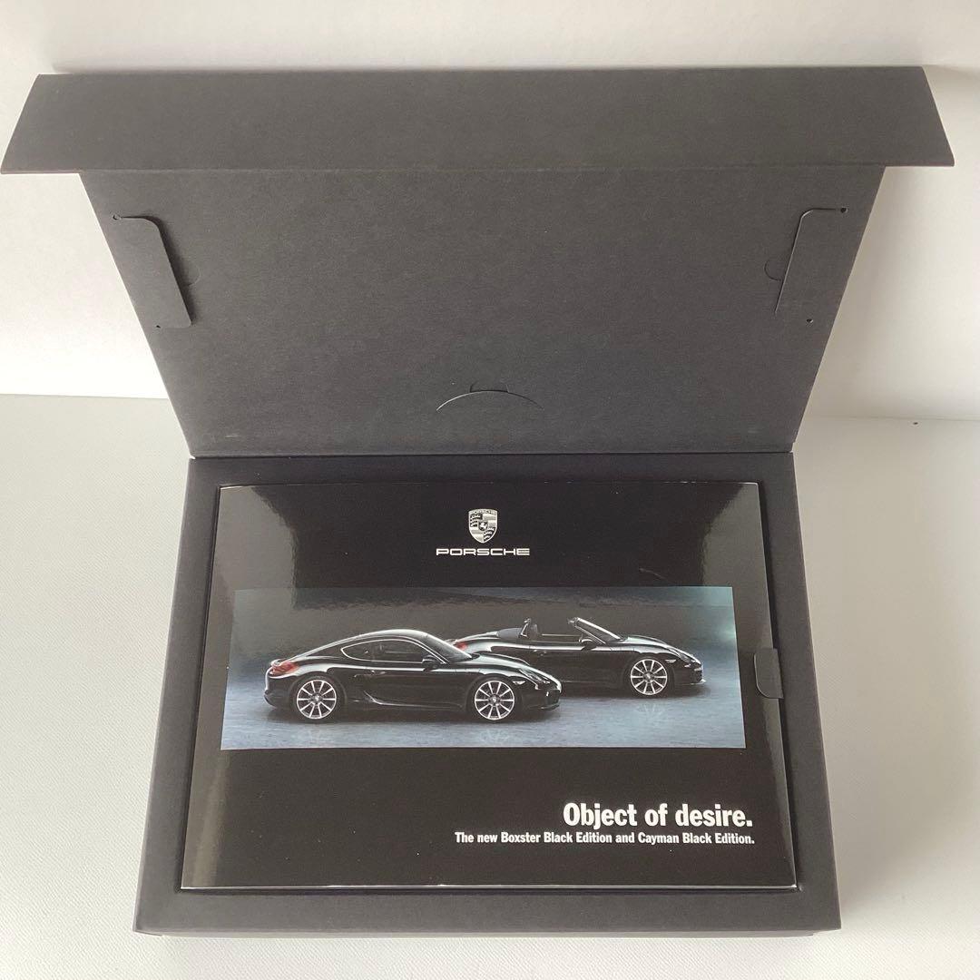 ポルシェ ボクスター ブラックエディション メタルペーパーウエイト　1/43