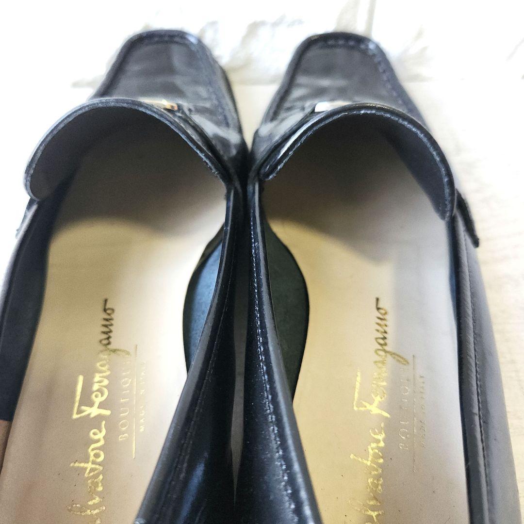 極美品 Salvatore Ferragamo✨ローファー ヴァラ エナメル