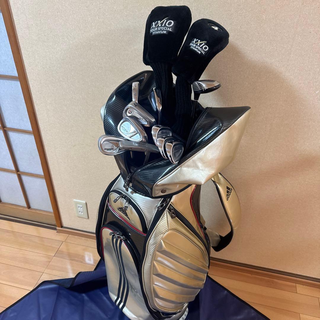 メンズ ゴルフクラブセット 初心者向け キャディバッグ付