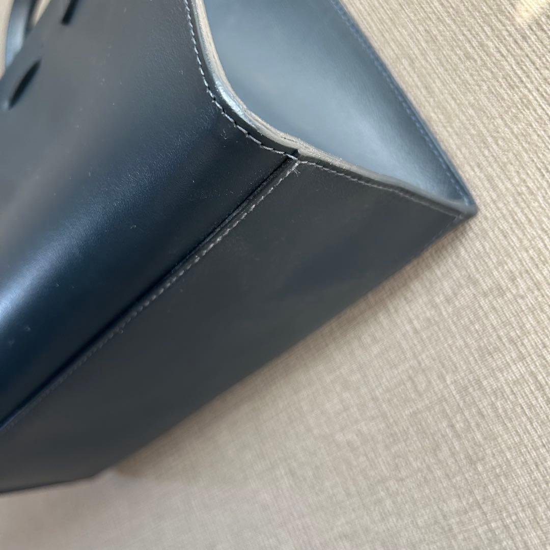 MANSUR GAVIRELマンサーガブリエル★2wayバッグ　リボン　ネイビー