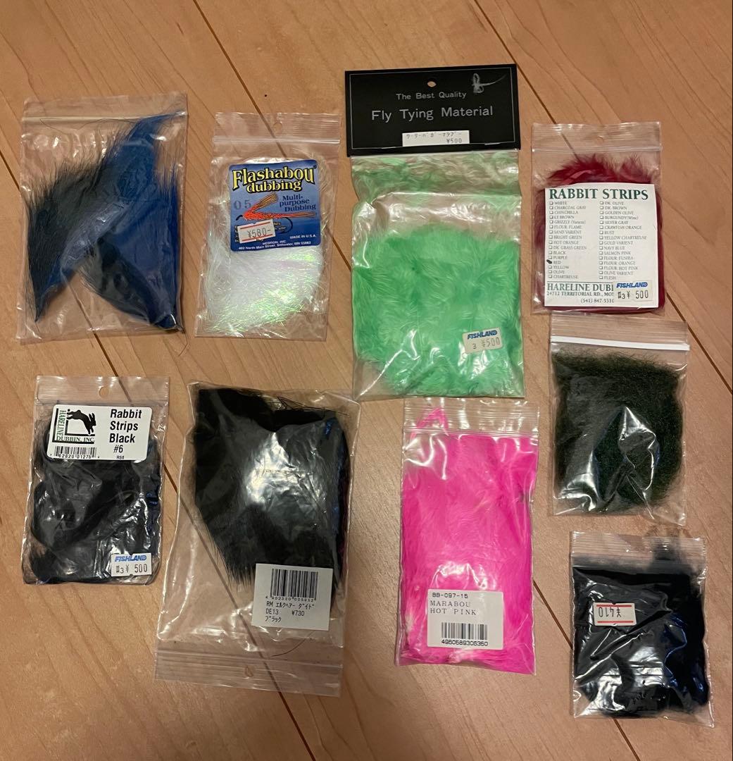フライタイイングー式 【OFTバイス】フック、マテリアまとめ売