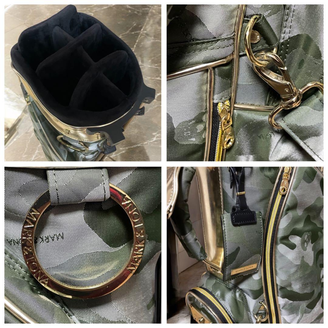 限定 MARK&LONA マーク アンド ロナ キャディバッグ 迷彩 美品