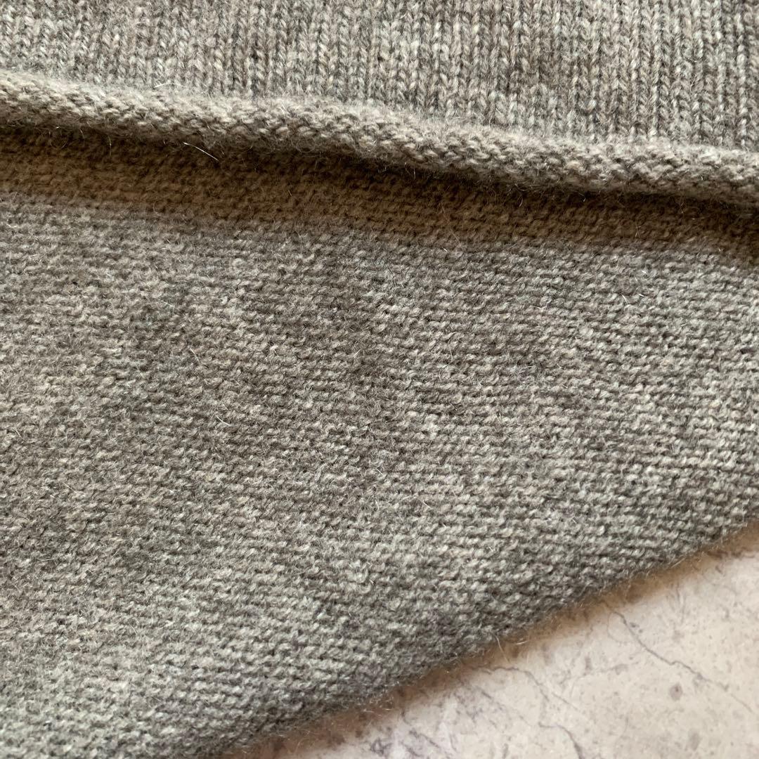 evam eva vie カシミヤ2wayストール　スヌード　モカ　美品