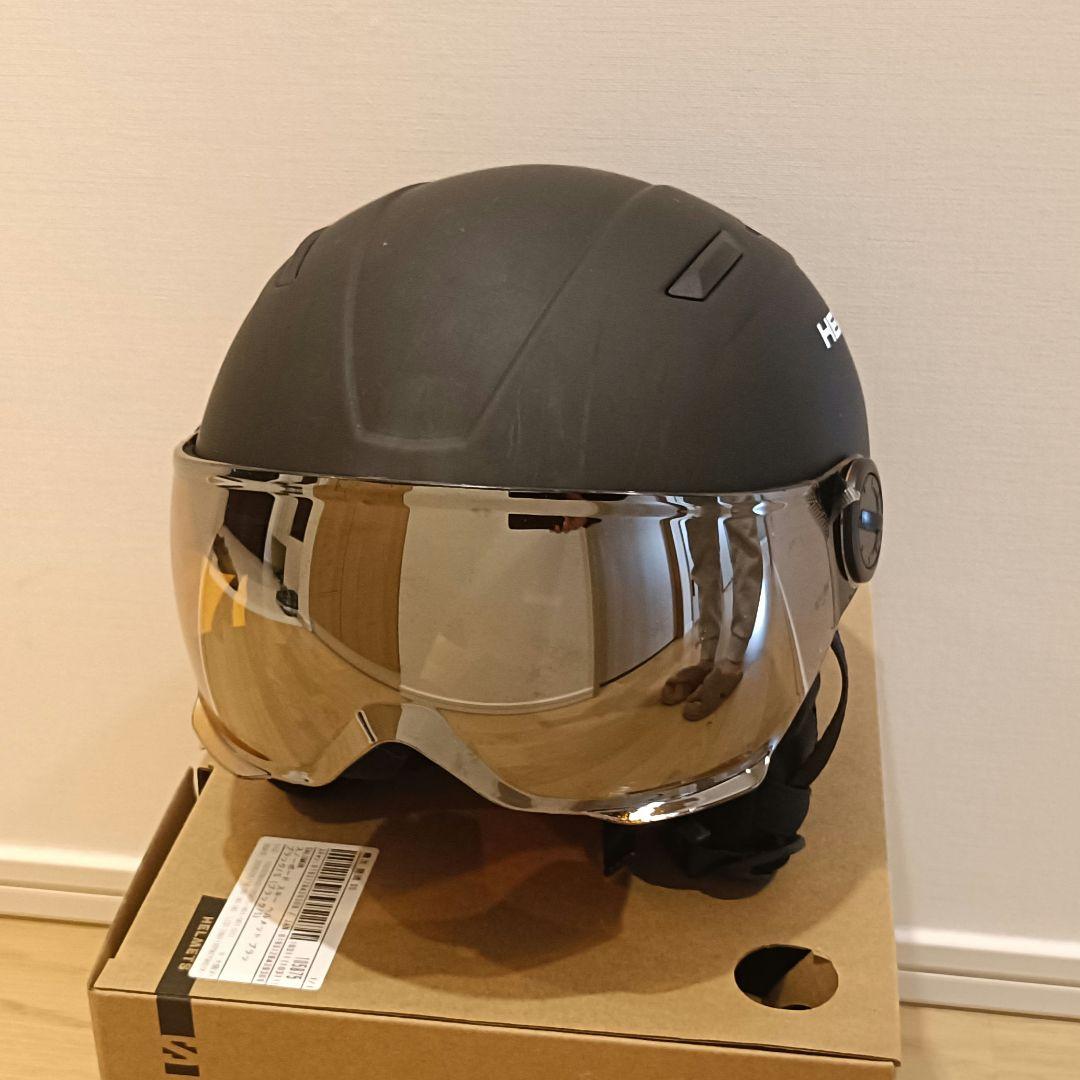 美品　HEAD ヘルメット 黒　ゴーグル　バイザー付　MOJO VIROR