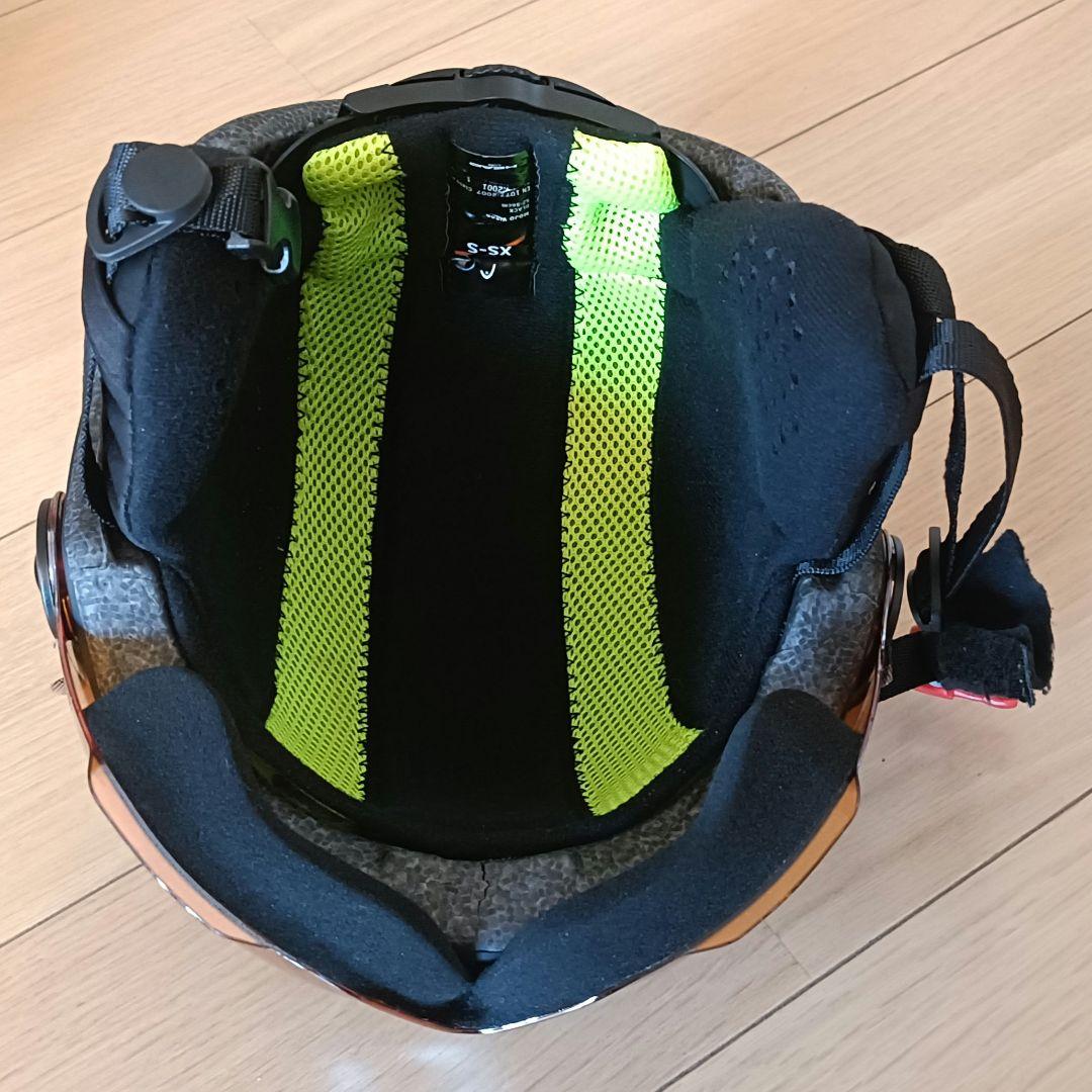 美品　HEAD ヘルメット 黒　ゴーグル　バイザー付　MOJO VIROR