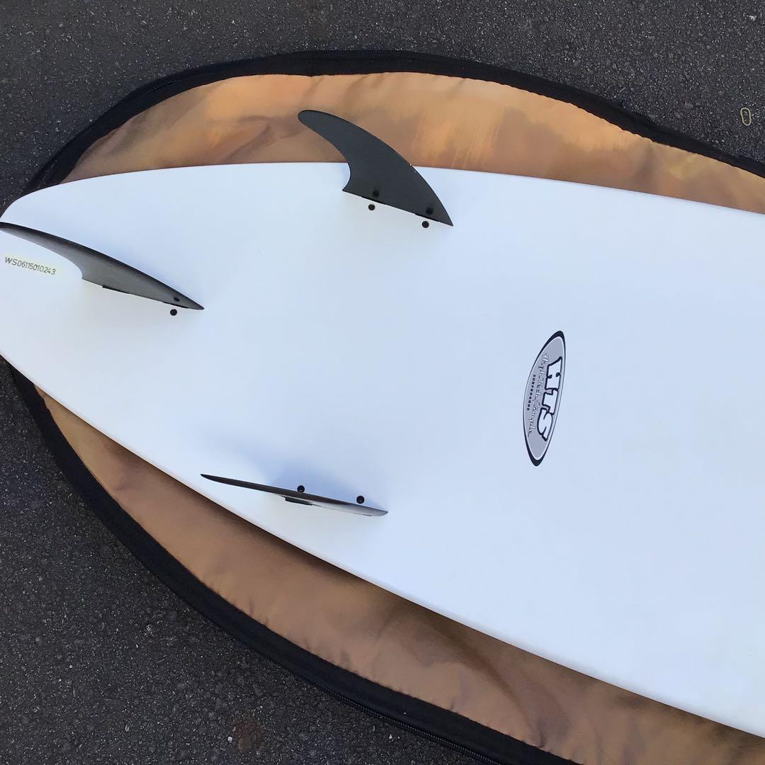 Grommet サーフボード ファンボード　ミッドレングス　青　ストライプ