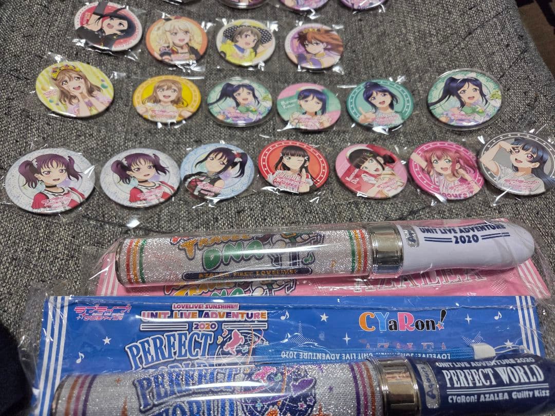 ラブライブ缶バッジ22個　花丸セット1つ　ブレード２本