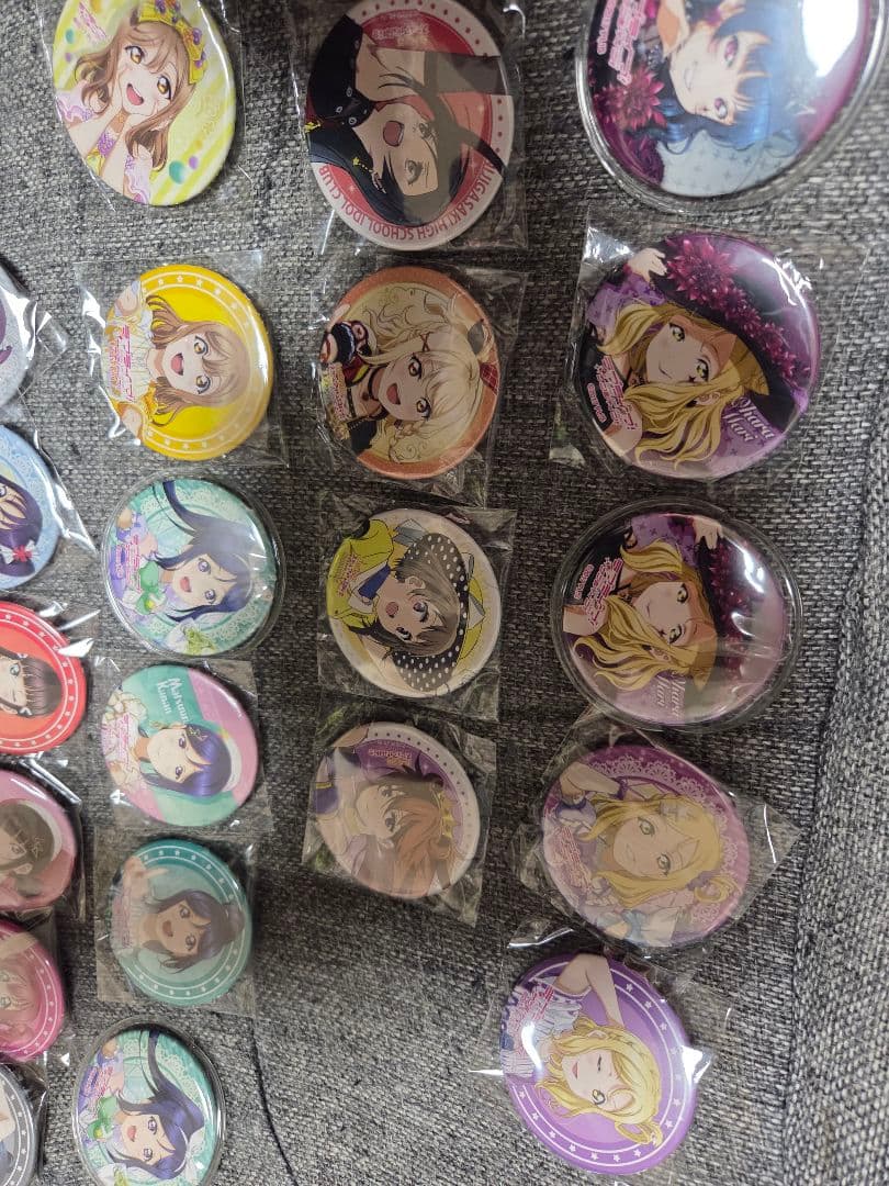 ラブライブ缶バッジ22個　花丸セット1つ　ブレード２本