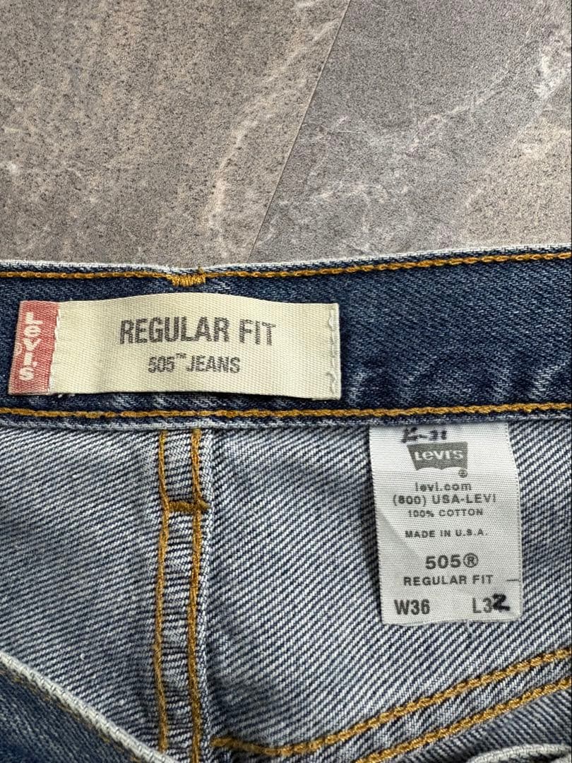 00s LEVI’S 505 wide jeans made in USA