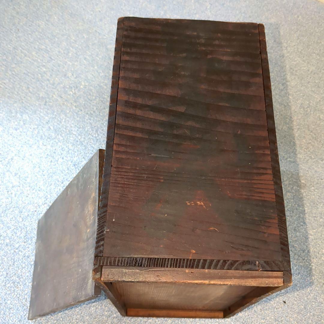 木製箱 6個セット 漆器 黒漆塗 江戸時代後期 弘化三年(1846年)頃 骨董品