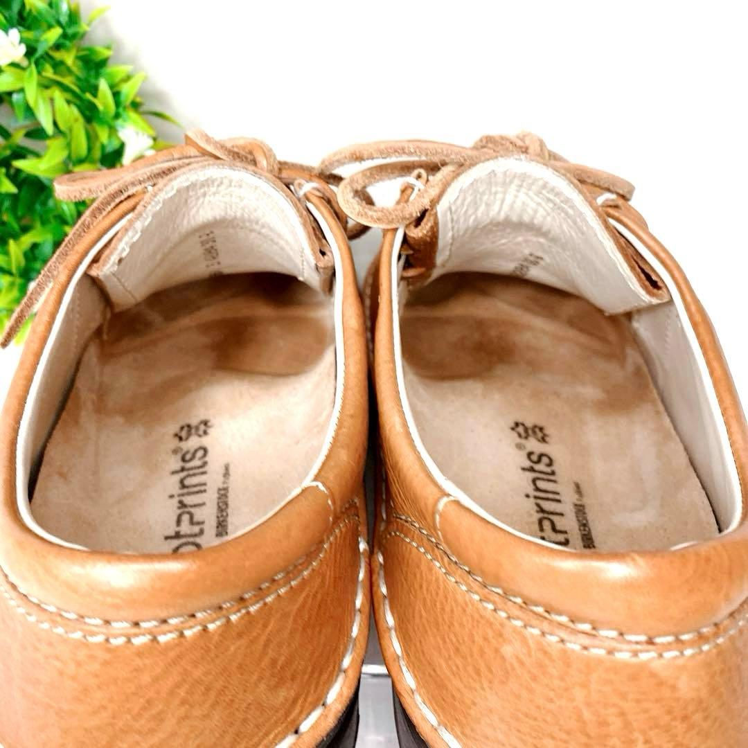 【美品】ビルケンシュトック パサデナ 本革 レザーシューズ 茶 38 24.5