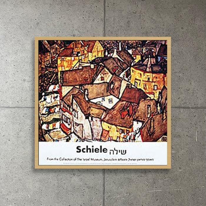 額装済/City（エゴン シーレ）/アートポスター