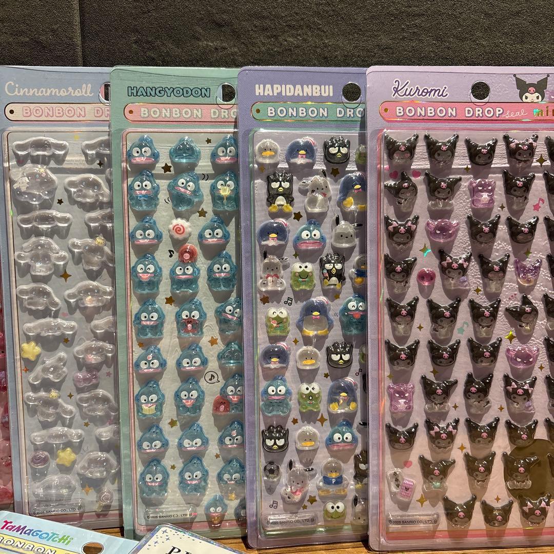 【たまごっち・サンリオmini・プチドロ】ボンボンドロップシールプチドロセット