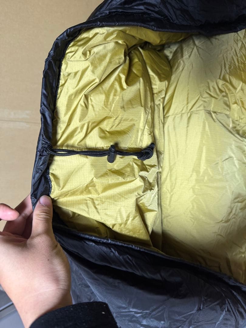 ナンガ オリジナル オーロラライト 封筒型 800DX COYOTE ブラック