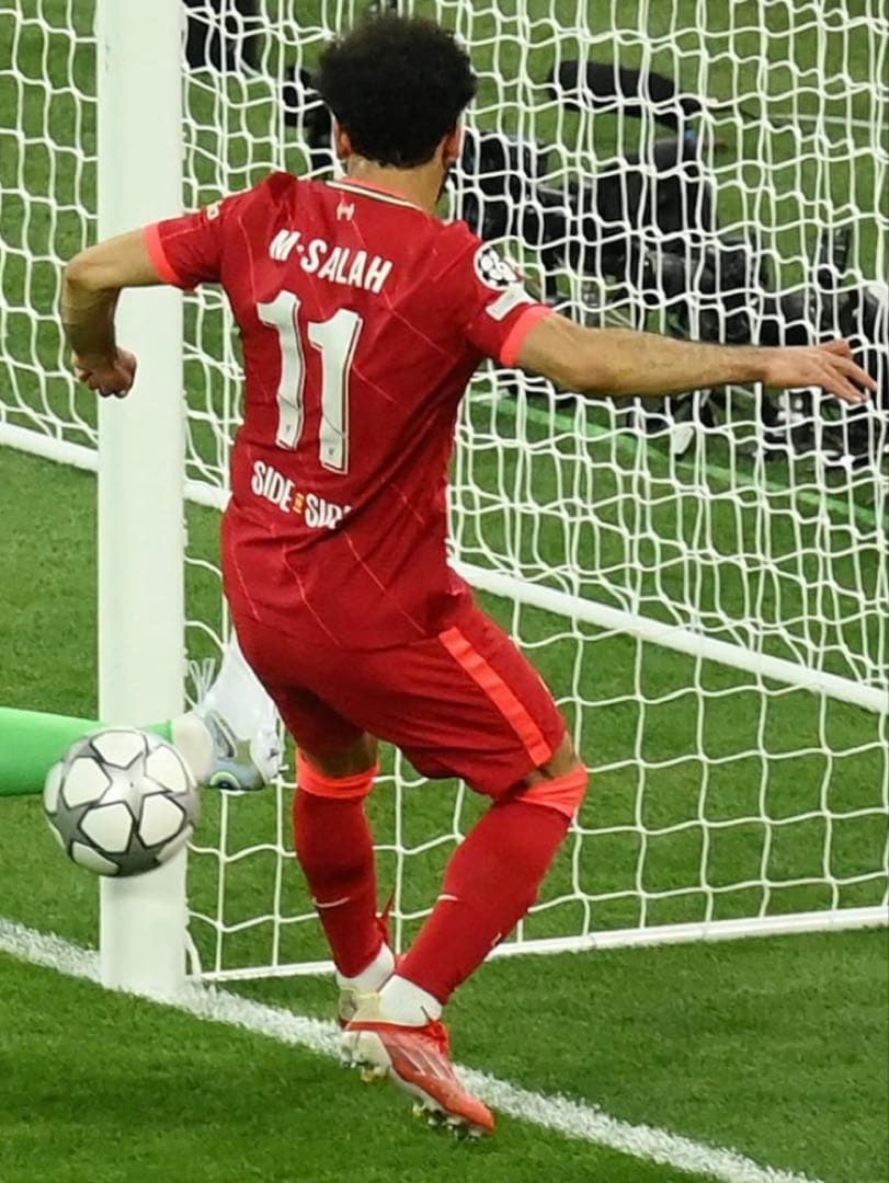 リヴァプール ユニフォーム　サラー 2021-22チャンピオンズリーグ決勝モデル