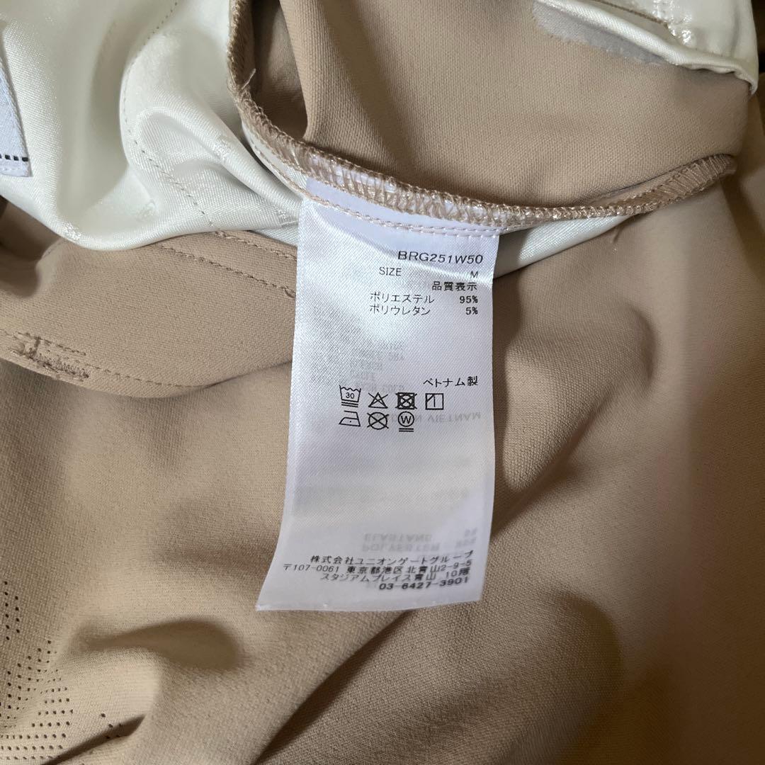 ブリーフィング　ベージュ レディース ゴルフパンツ M