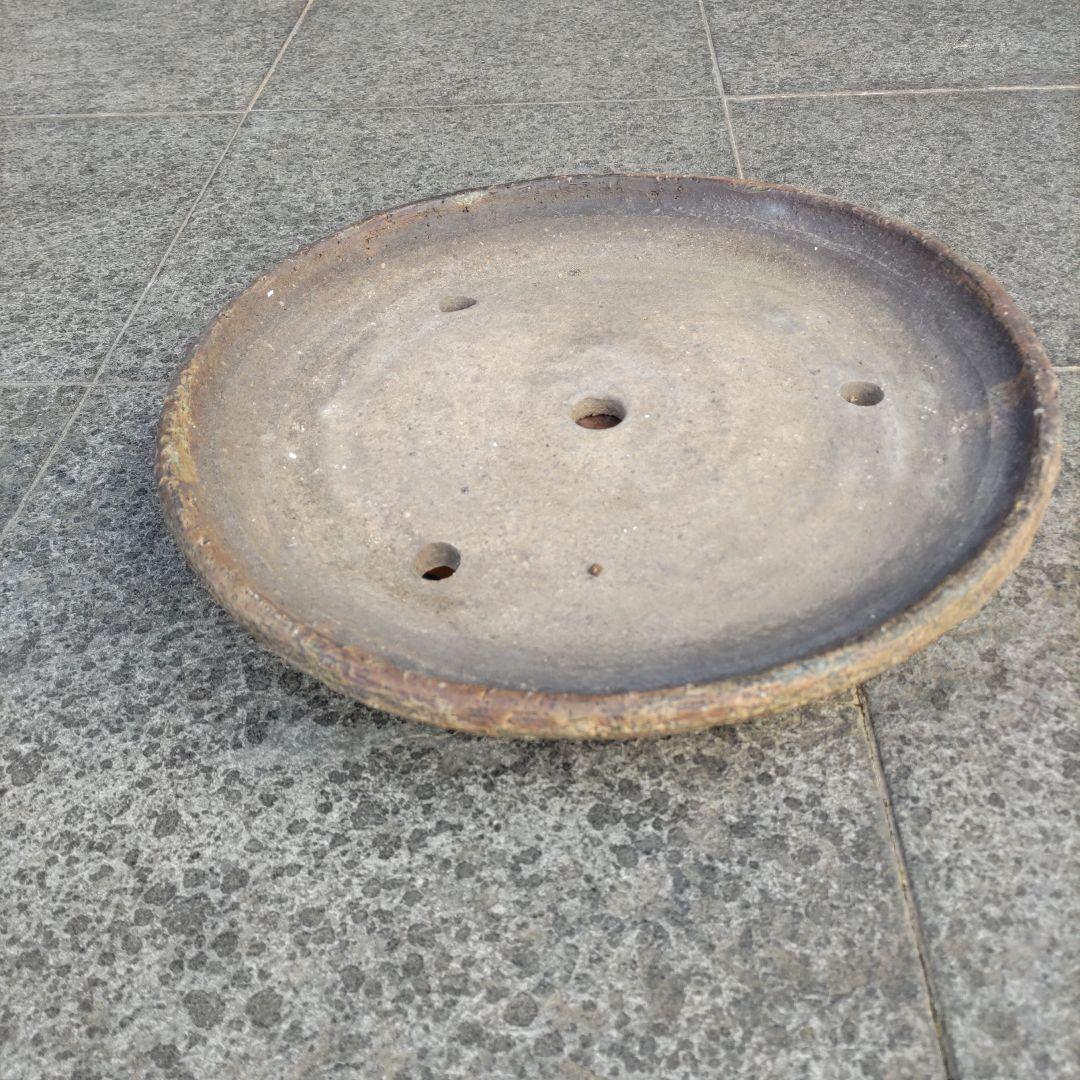 義村秀峰の盆栽鉢、山野草鉢、年代物、常滑焼民芸工芸士、常滑焼、古鉢、