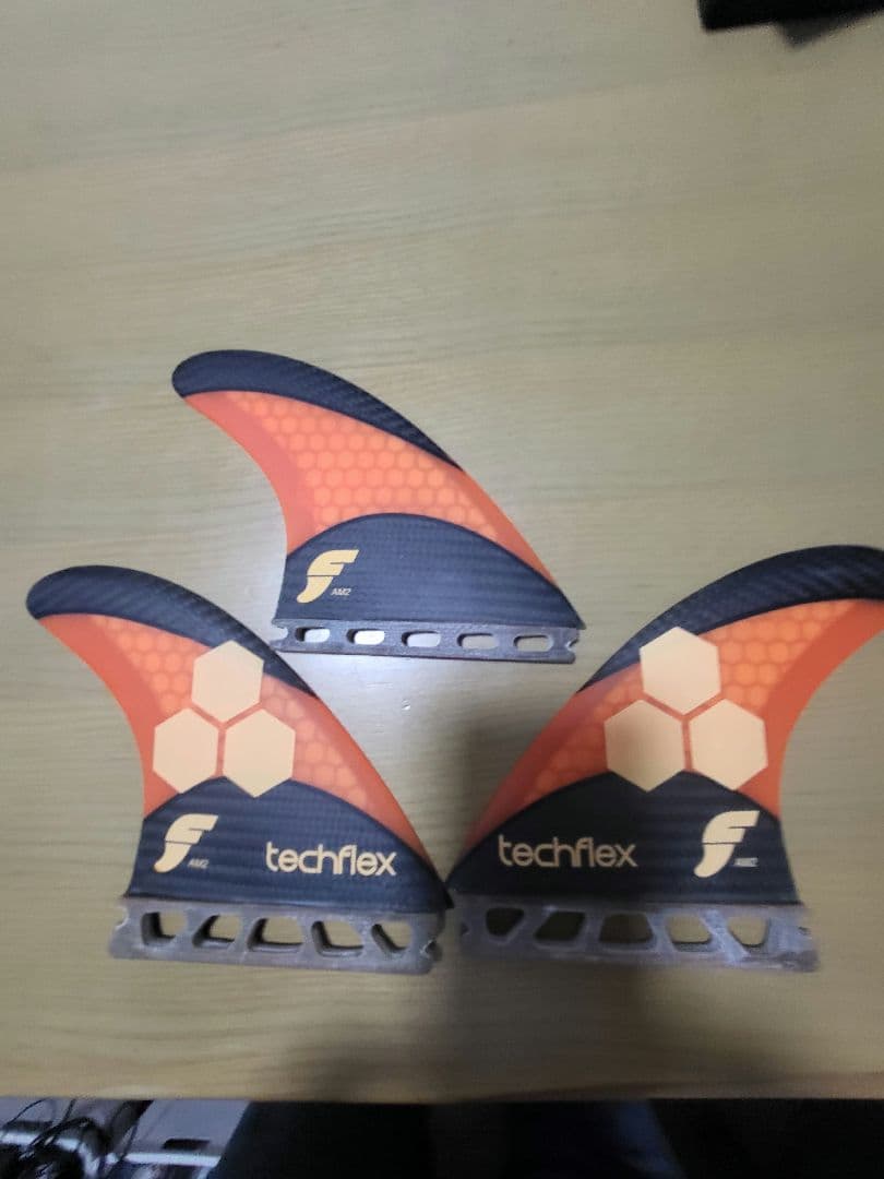 AM2 カーボンサーフボードフィン 3枚セット