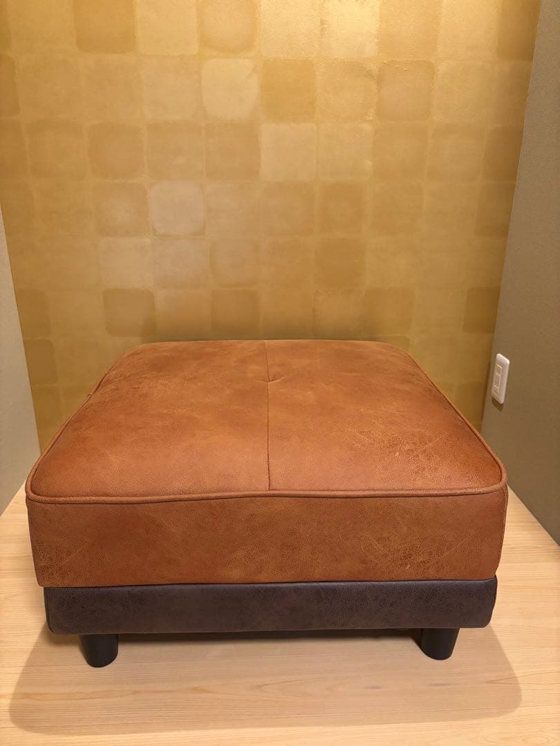 最終値下！ブラウン　スツール 約67cm×69㎝　美品です！