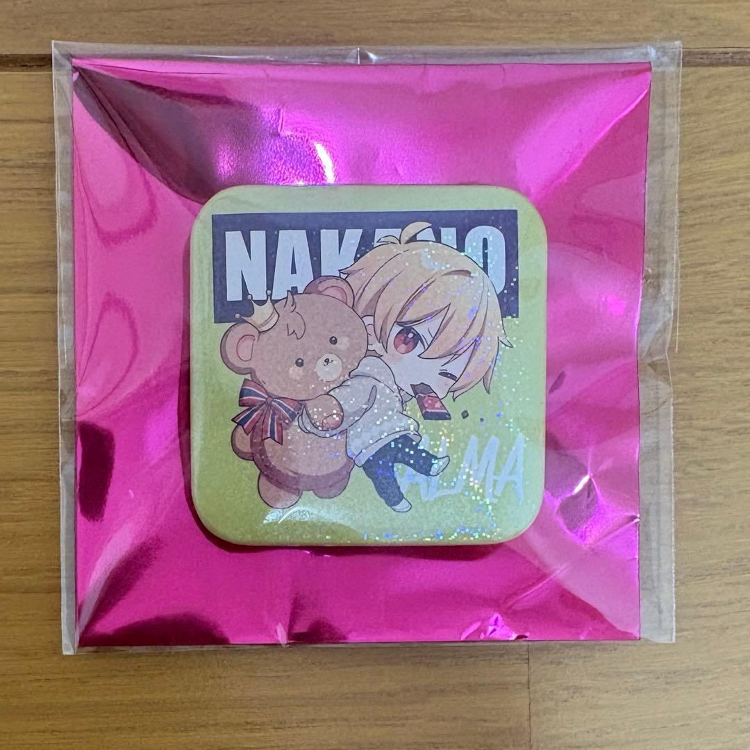 中野あるま　ホロ缶バッジ