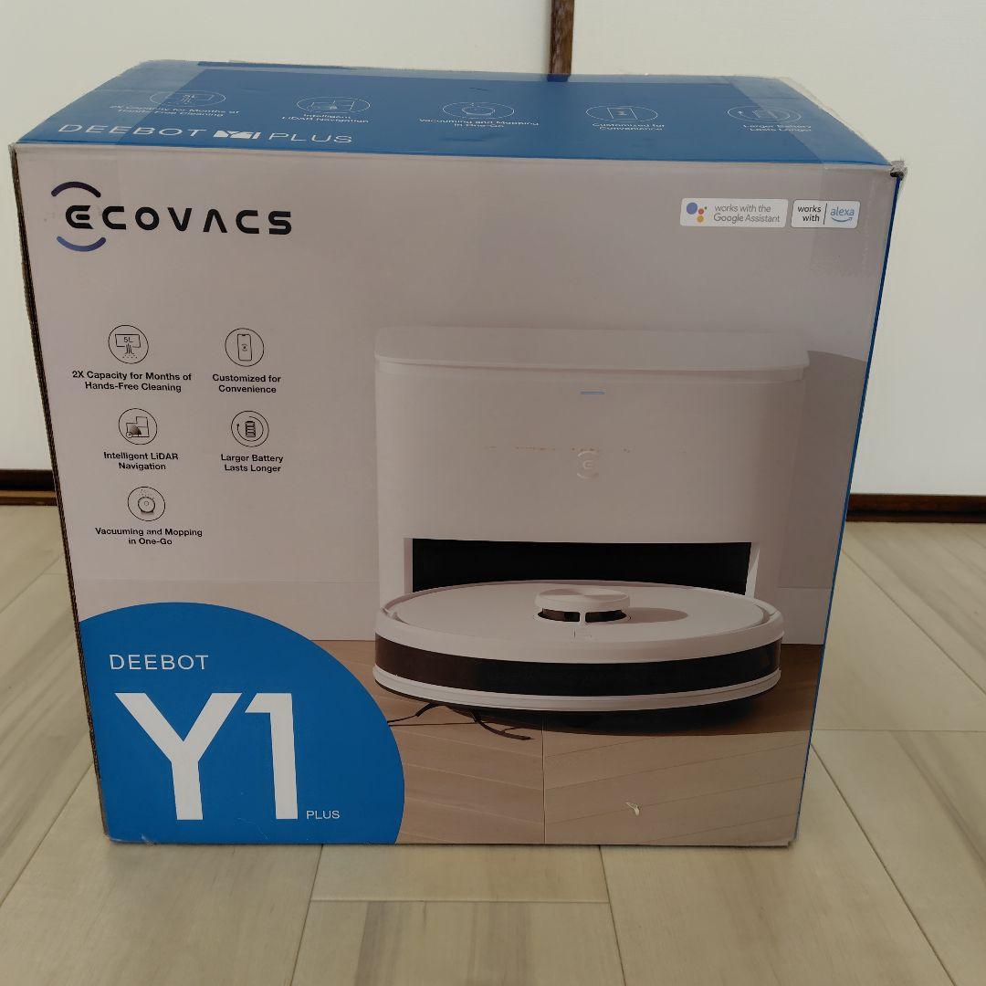 ECOVACS DEEBOT Y1 PLUS ロボット掃除機　紙パック12枚付
