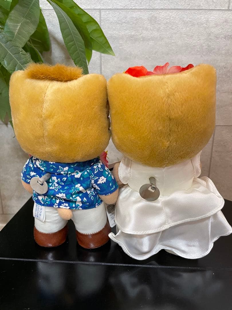 ハローキティ　ダニエル　ハワイ　ガングロ　ぬいぐるみ　ウェディング　オルゴール