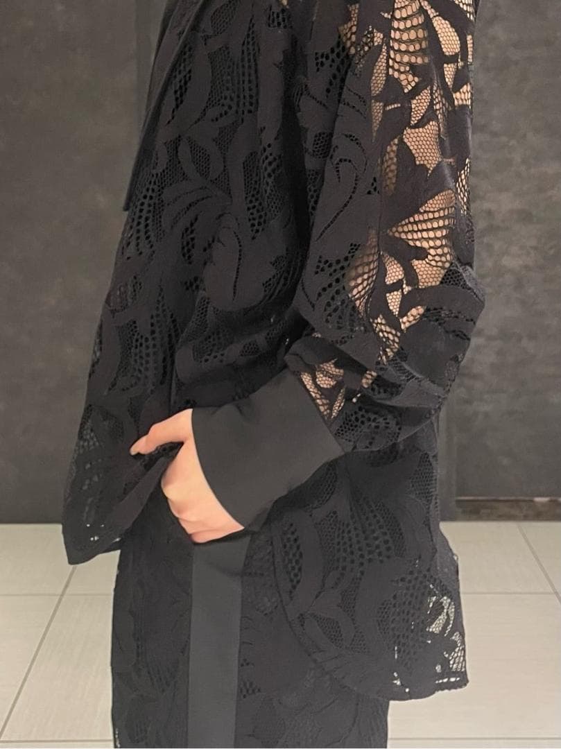 DialaADORE 57,200円24S/S ボタニカルレースブラウス