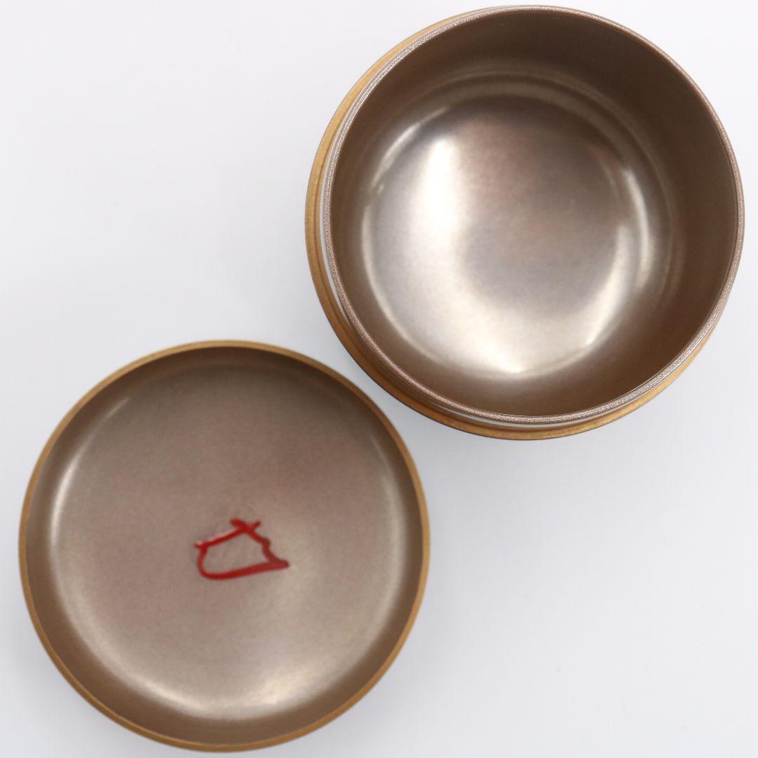 表千家十四代 而妙斎書付 花押在判 唐松蒔絵 大棗 内銀溜塗　DM1000