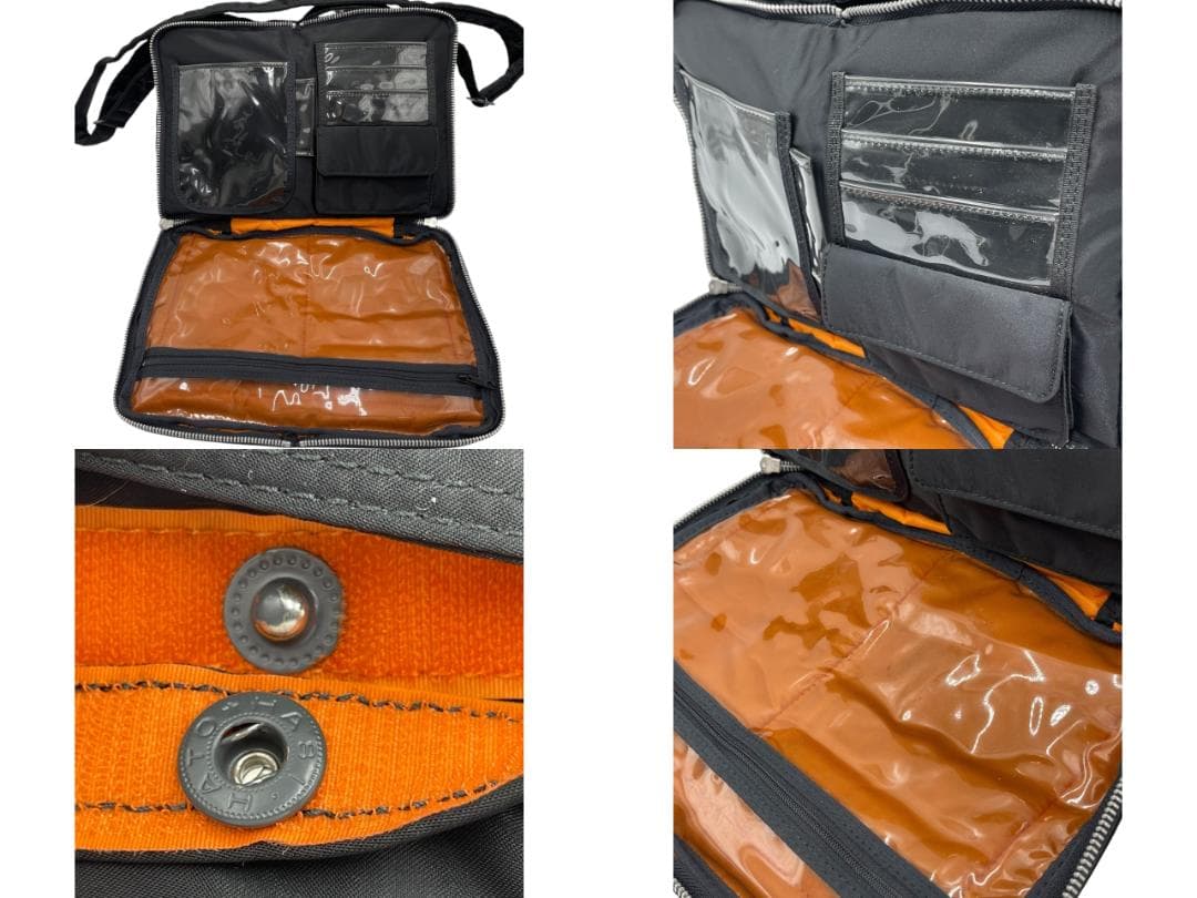 PORTER/ポーター タンカー ショルダーバッグ ブラック 2層式 斜め掛け