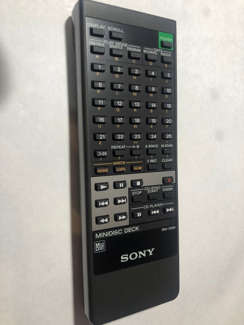 SONY MDSJA3ES MDデッキ　中古　現状品　純正リモコン付き　ギズ小