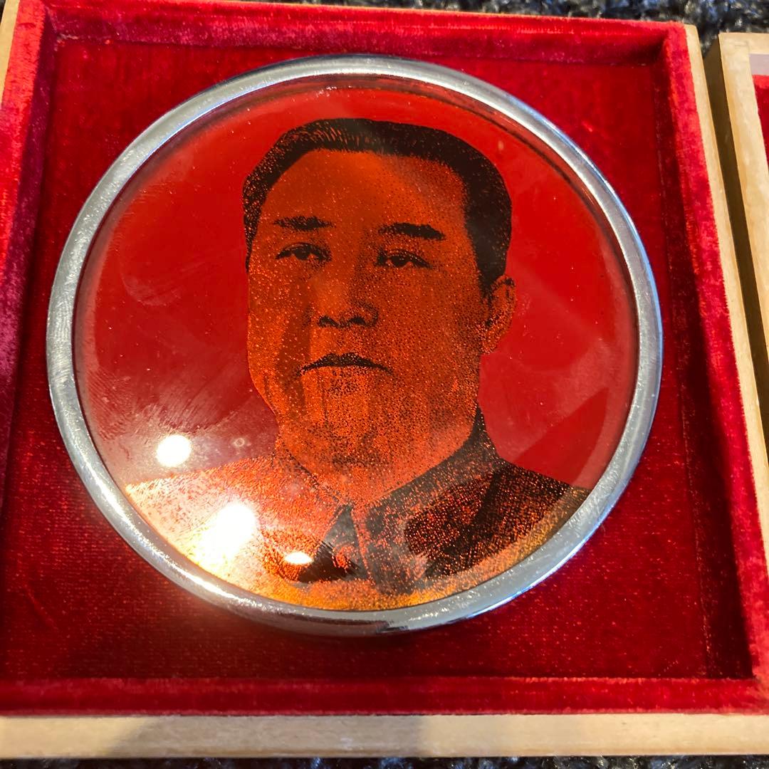 肖像　置物　北朝鮮 朝鮮 アンティーク