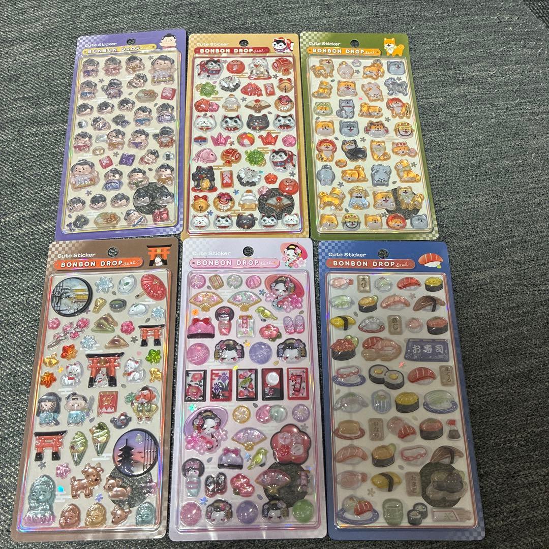 ボンボンドロップ和柄　正規品6点セット