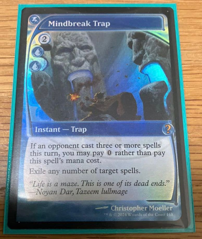 精神壊しの罠 未来予知枠 Foil