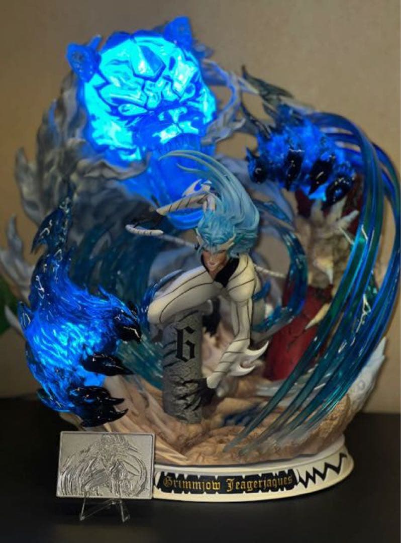 BLEACH 黒衣少年図 グリムジョー 1/8 ガレージキット スタチュー①②