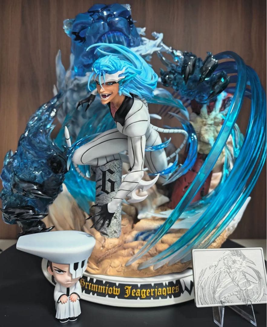 BLEACH 黒衣少年図 グリムジョー 1/8 ガレージキット スタチュー①②