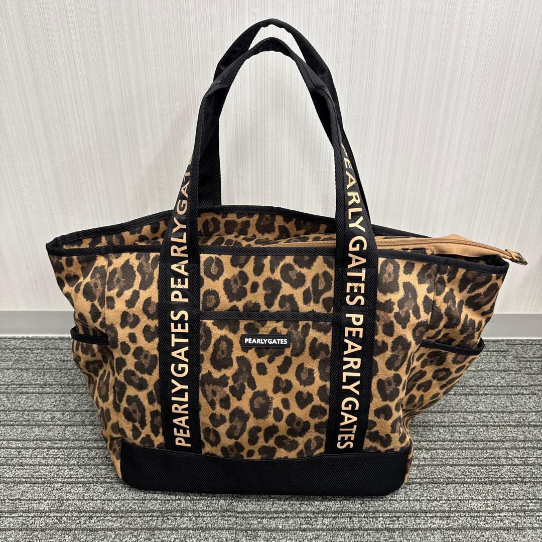 パーリーゲイツ　キャディバッグ　レオパード　11点セット売り