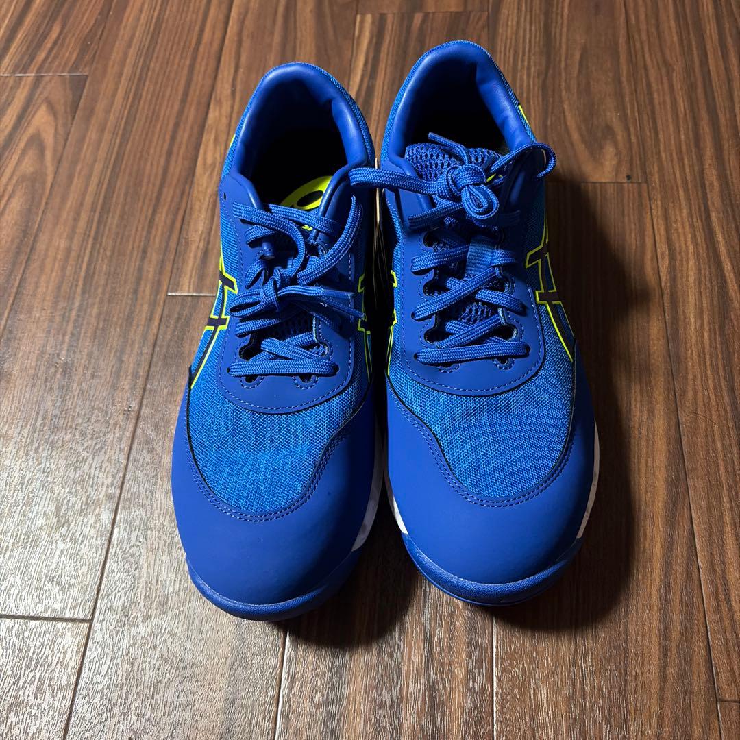ASICS 青 メッシュ安全靴