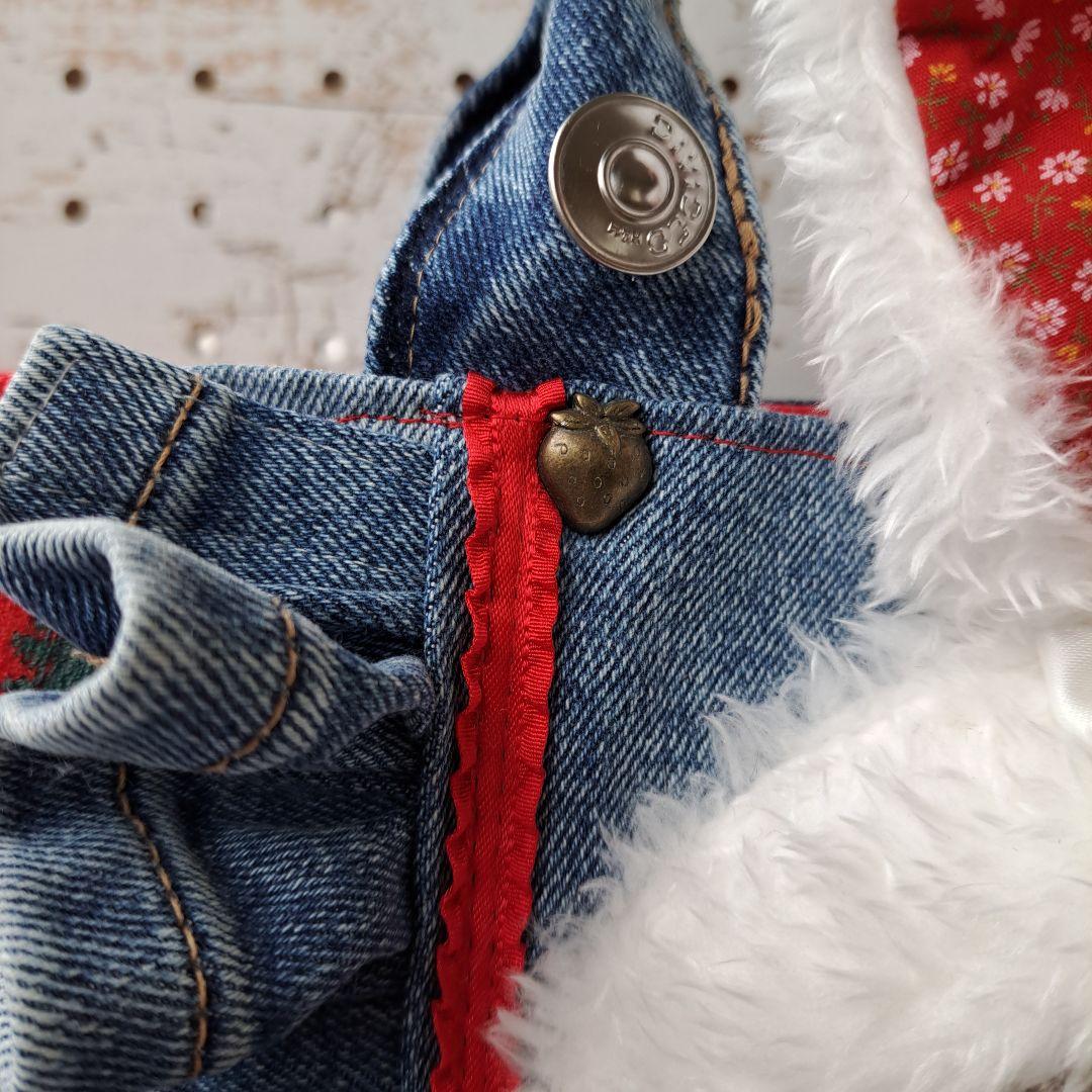 ♡*♡様 コヤンイサムチョン　ルミ　デニムリメイクフリルトートバッグ