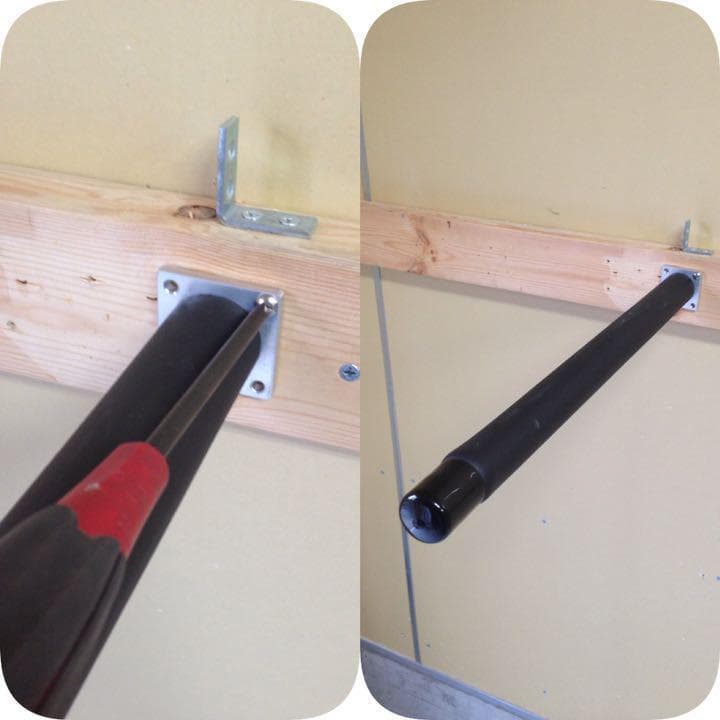 ６本セット　軽量アルミサーフボードラック