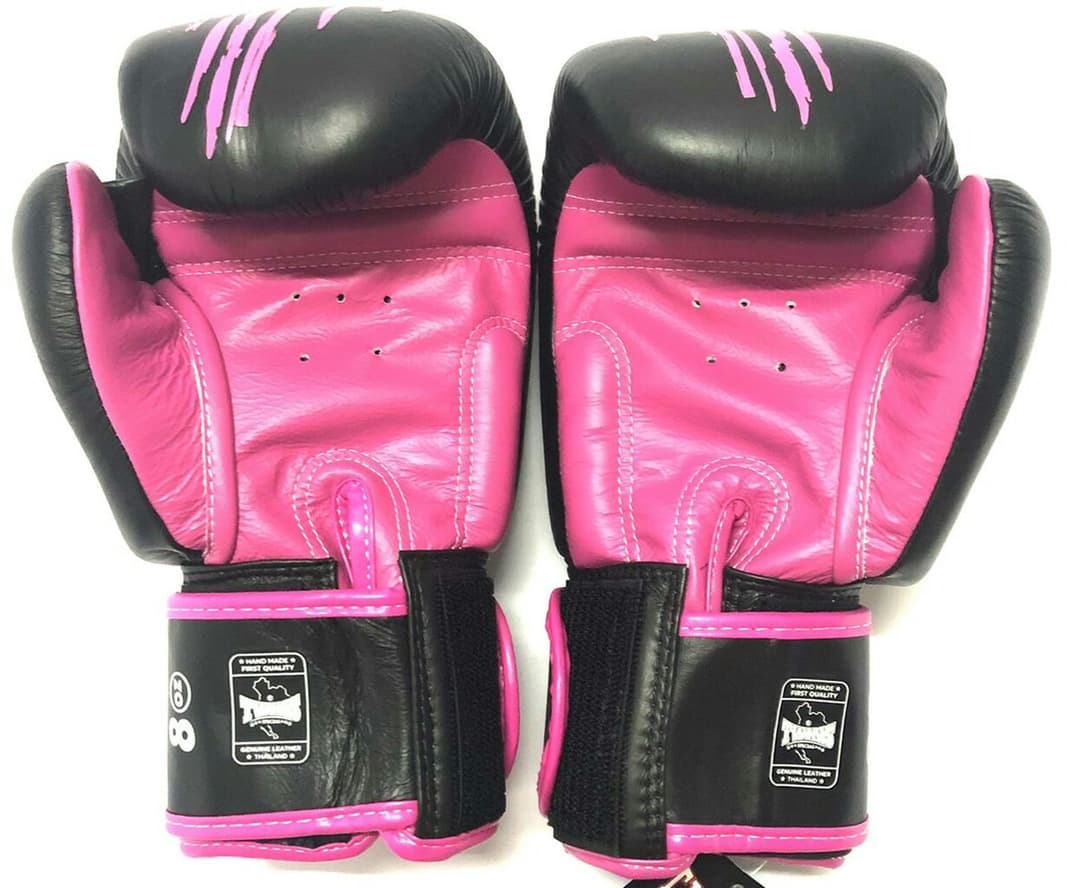 新品 正規 TWINS 本格ボクシンググローブ TW黒ピンク /ムエタイ/本革