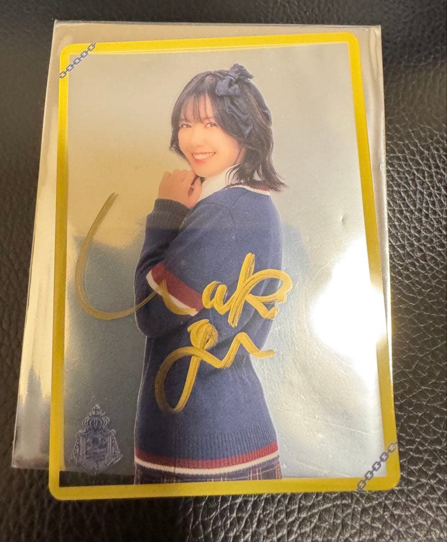 和久井優さん　サイン入りクリアカード