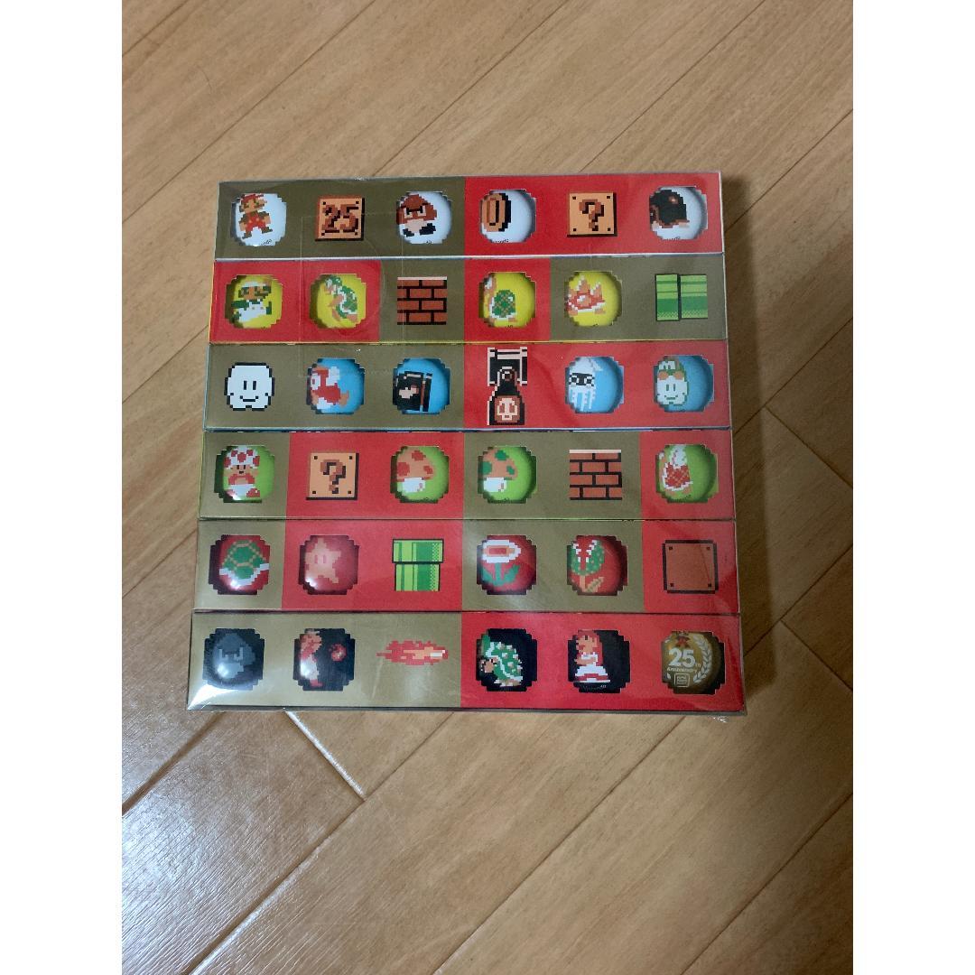 クラブニンテンドー スーパーマリオ 25周年 ミニ缶バッジセット 非売品 未使用