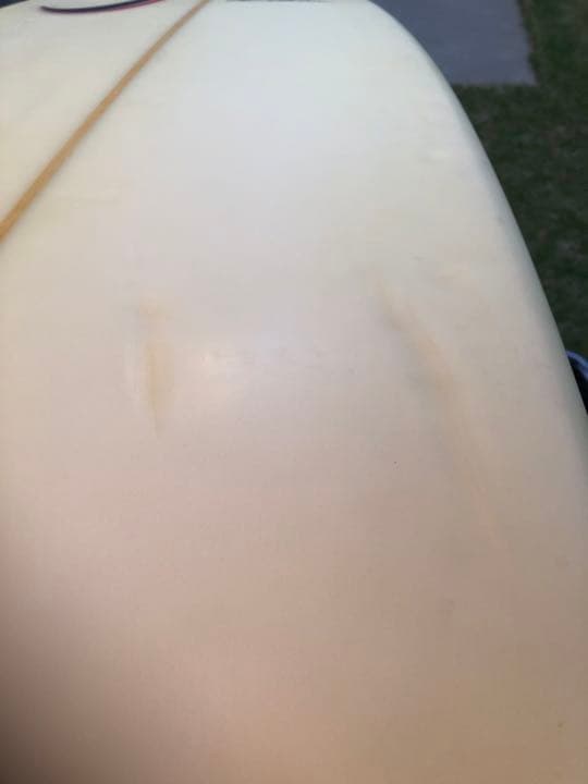 ニットケース付き ALOHA サーフボード セミガン サーフィン オンフィン