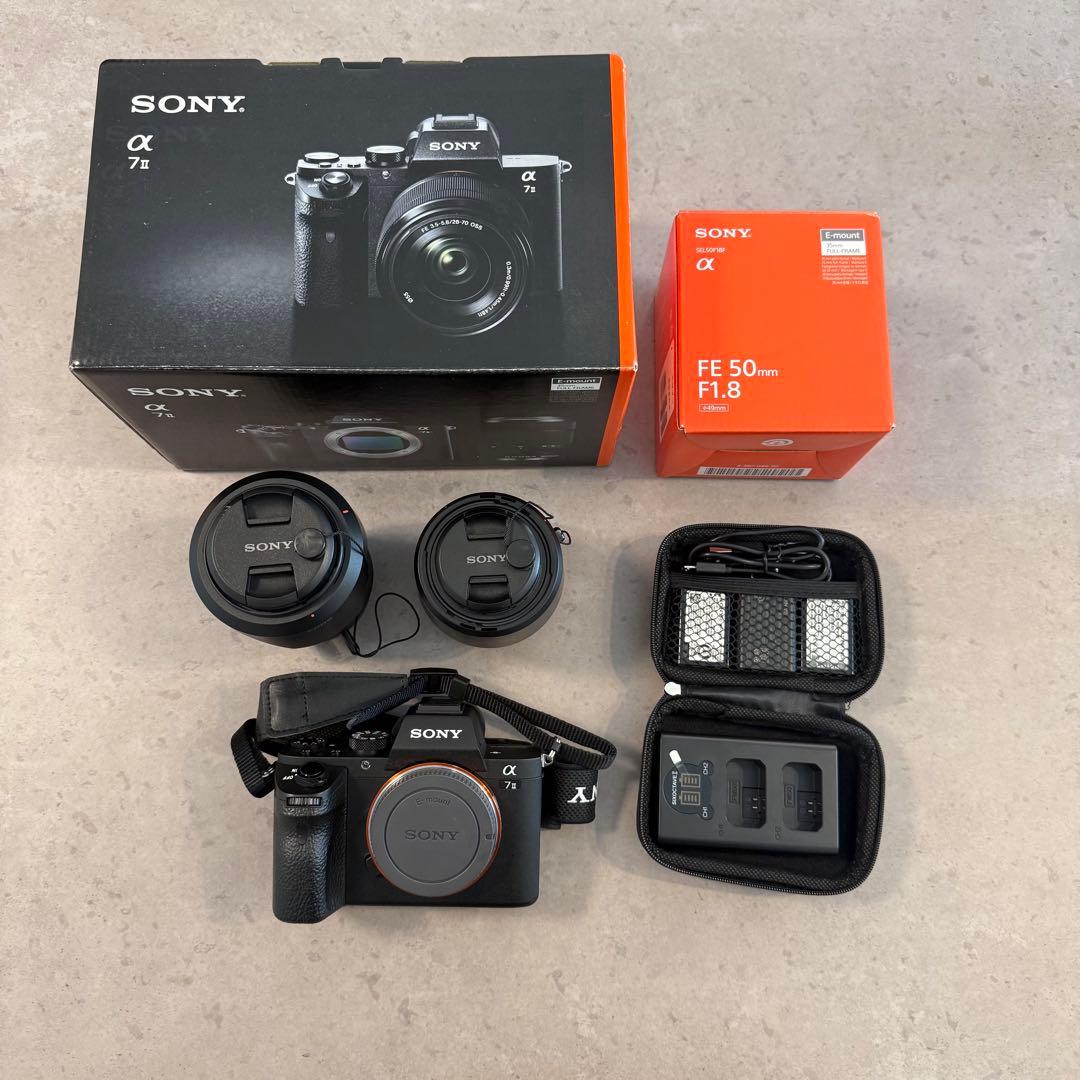 SONY α7ii ILCE-7M2 + 単焦点レンズセット