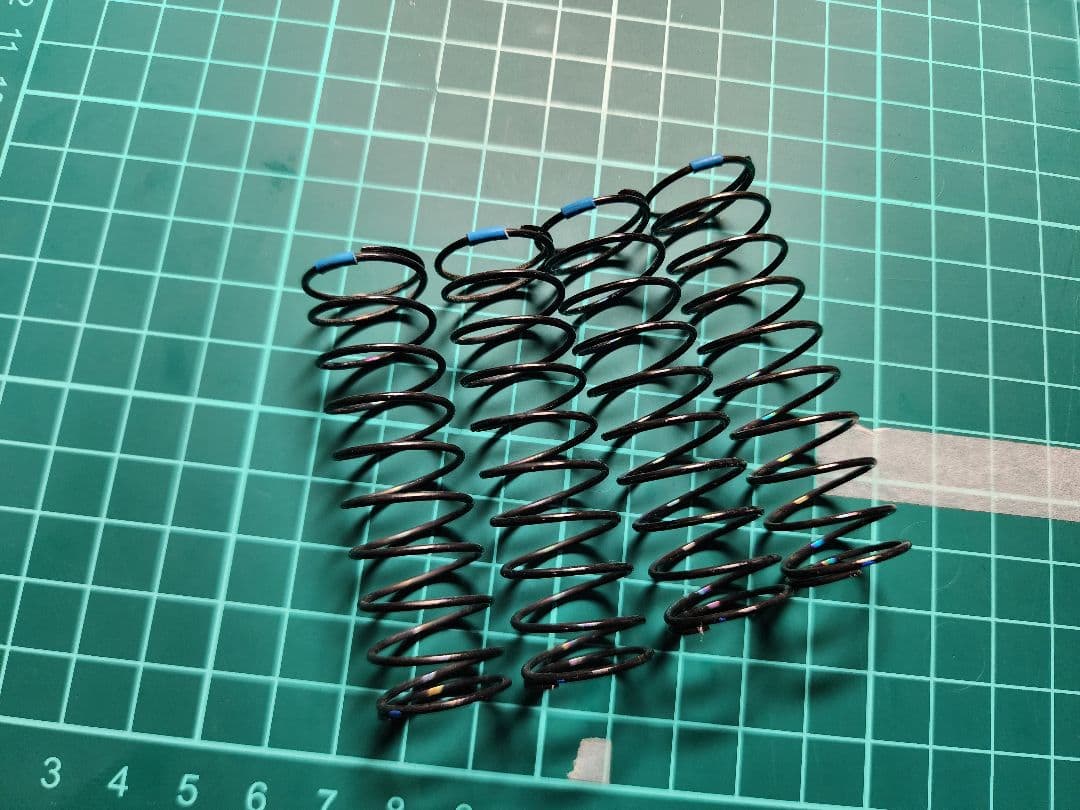 タミヤ バギー用ビッグボアARダンパー リア用 4本セット 美品 スプリング付き