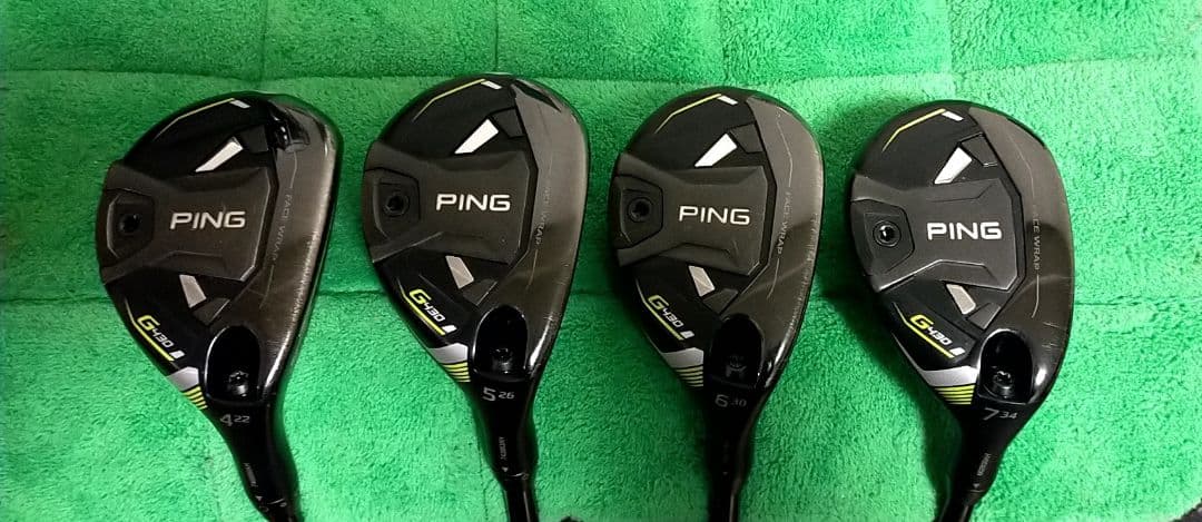超希少 PING G430 ユーティリティ U4 U5 U6 U7 4本セット