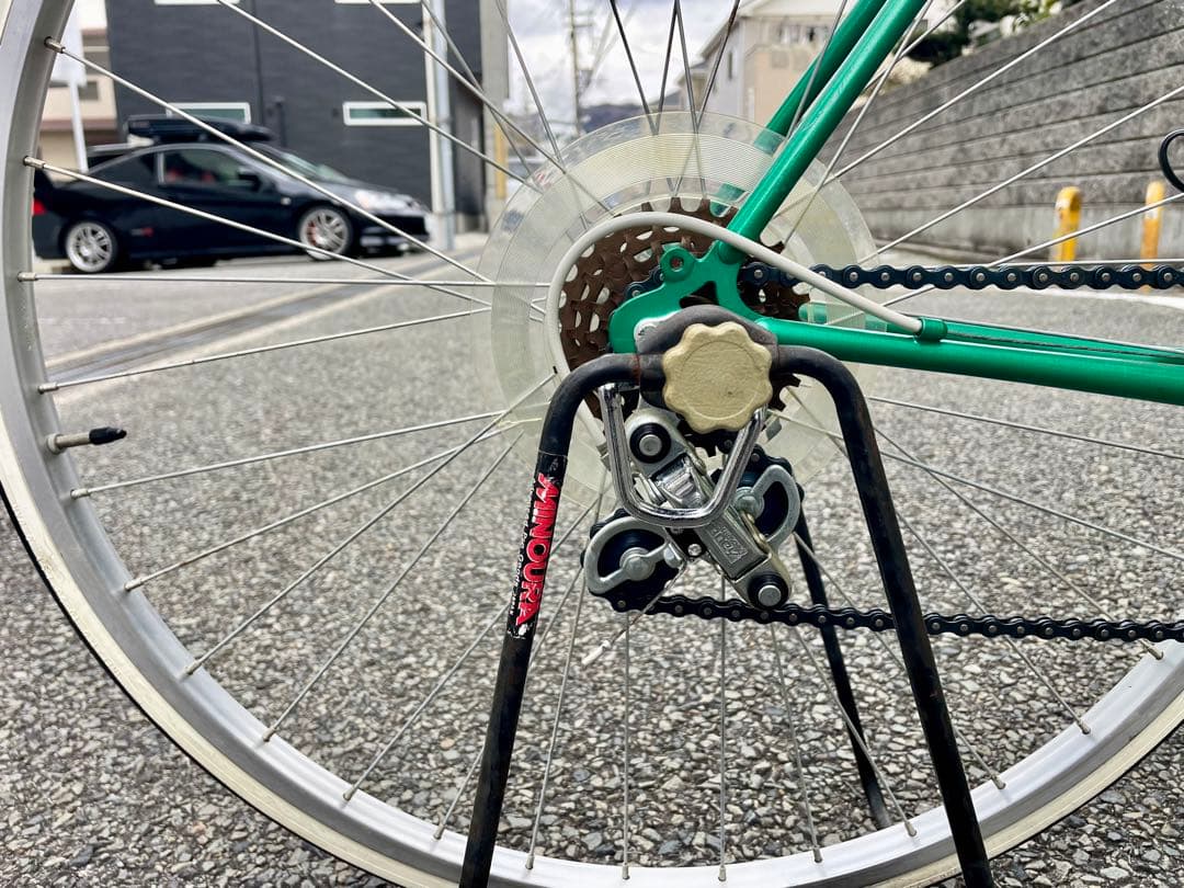 ほぼ未使用の80'S オーダー？クロモリスポルティーフ ランドナー 整備して納車